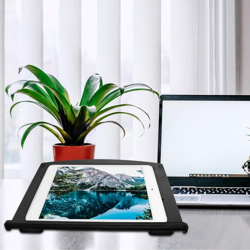 jojofuny Universal Laptop Cooling Stand with Anti-Slip Bracket, Black Adjustable Notebook Support for Desk and Bed Use, Multipurpose Computer Accessory Compatible with Laptops - Image 5