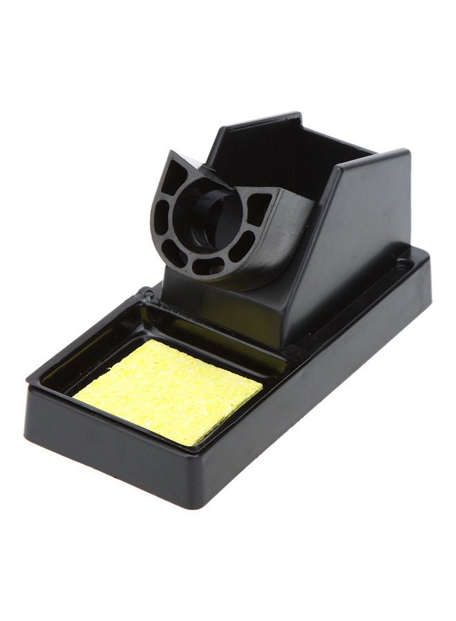 NIBEMINENT Soldering Iron Stand With Sponge Black/Yellow - Image 1