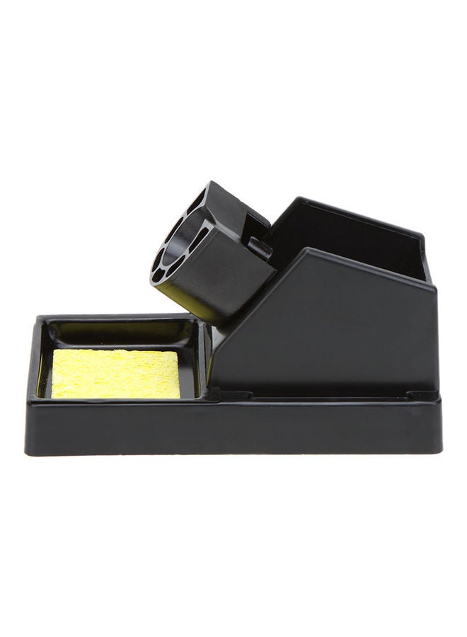 NIBEMINENT Soldering Iron Stand With Sponge Black/Yellow - Image 3