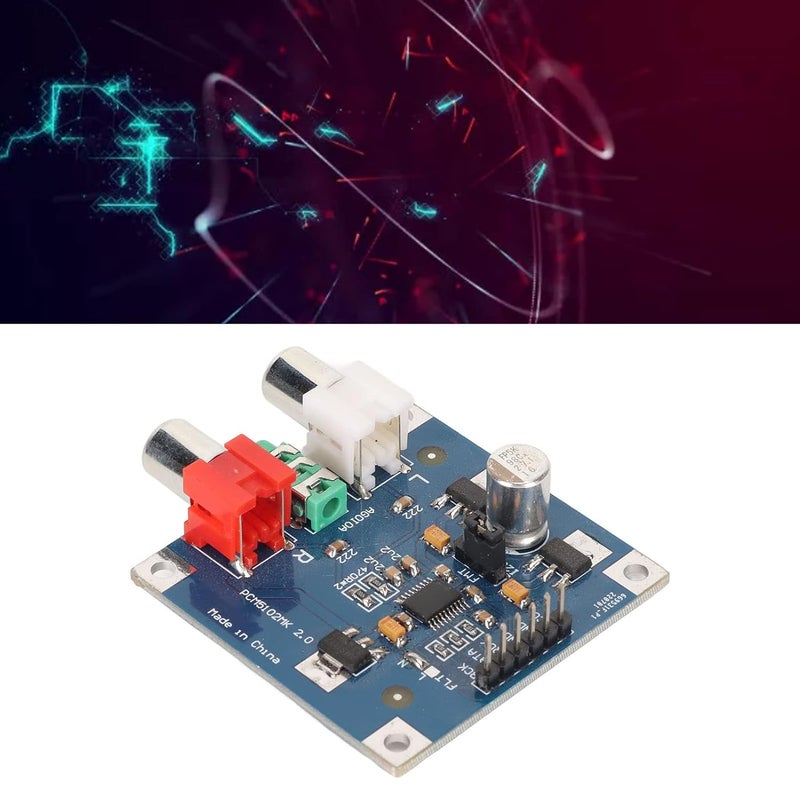 [Stock running out quickly] DAC Decoder Board I2S Input 32bit 384K Module with 3.5mm Headphone Output Output, 2.1V RMS Voltage HiFi Input, for Power Amplifier, Low Latency Mode Support Amplifier Freeze crack proof Extra part combo compatible Main road full logistics cover Best market price Organized shipment arrange Long term heavy use compatible Multiple useful functions Solid anti-deform Cost effective global grade quality Tiered purchase options Modern versatile shape Easy for adults & kids Individual & group usable Durability boost selected material Comfort grip Integrated warehouse solution Continuous warehouse supply Category flagship Worth purchasing Economical varied sizing picks Global sizing options Demand-based stock planning Fine polished finish Low wear optimized build - Image 5