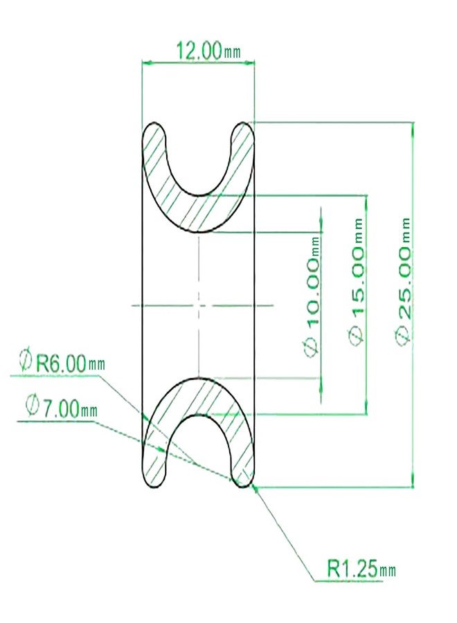 QIQU 4 Low Friction Rings for Sailing Boat (4mm 5mm Rope, 10x7) - Image 3