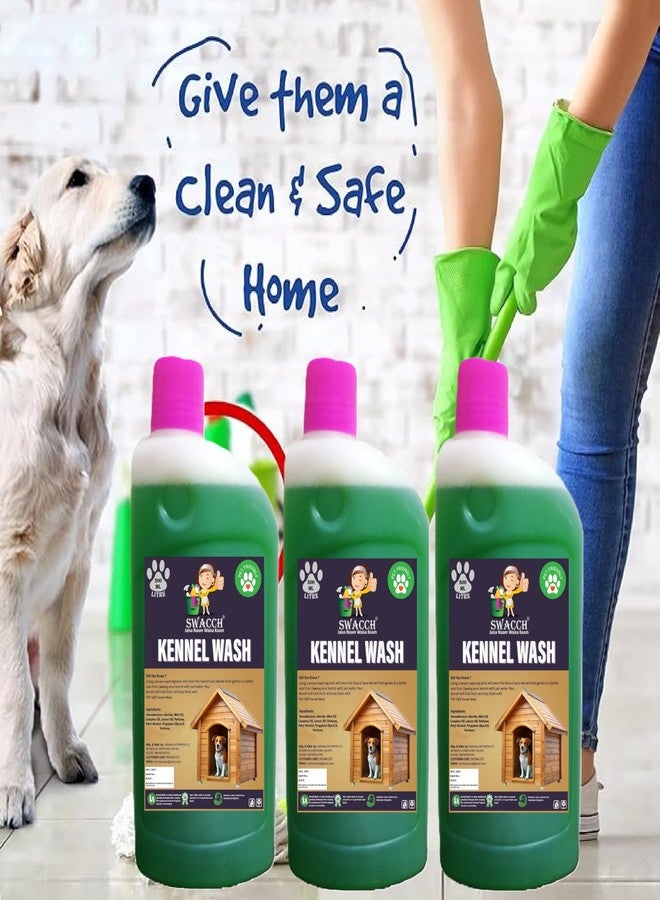 swacch Kennel Wash (500ml) (Pack of 3) Mogra I Pet Stain & Odour Remover I Pet Floor Cleaner Liquid I Dog and Cat Friendly - Image 3
