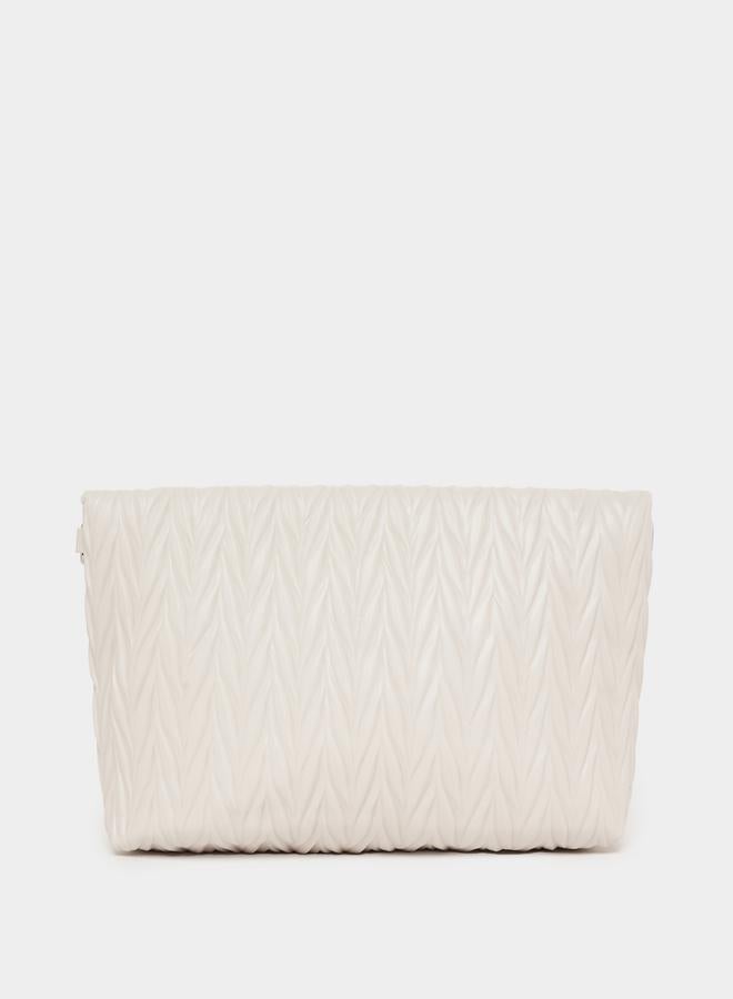 Styli Quilted Crossbody Bag with Chain Strap  - Image 5