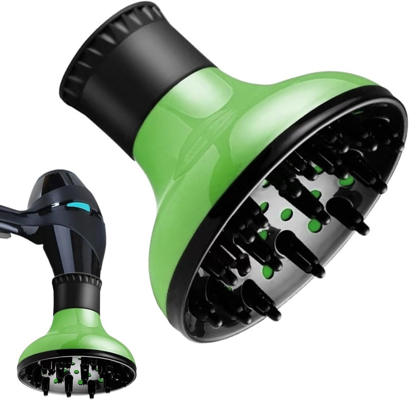 Hair Diffuser - Portable Adjustable - Blow Dryer Diffuser Attachment - for Curly Wavy Styling Women Men Teens Adults Salon Home - Image 1