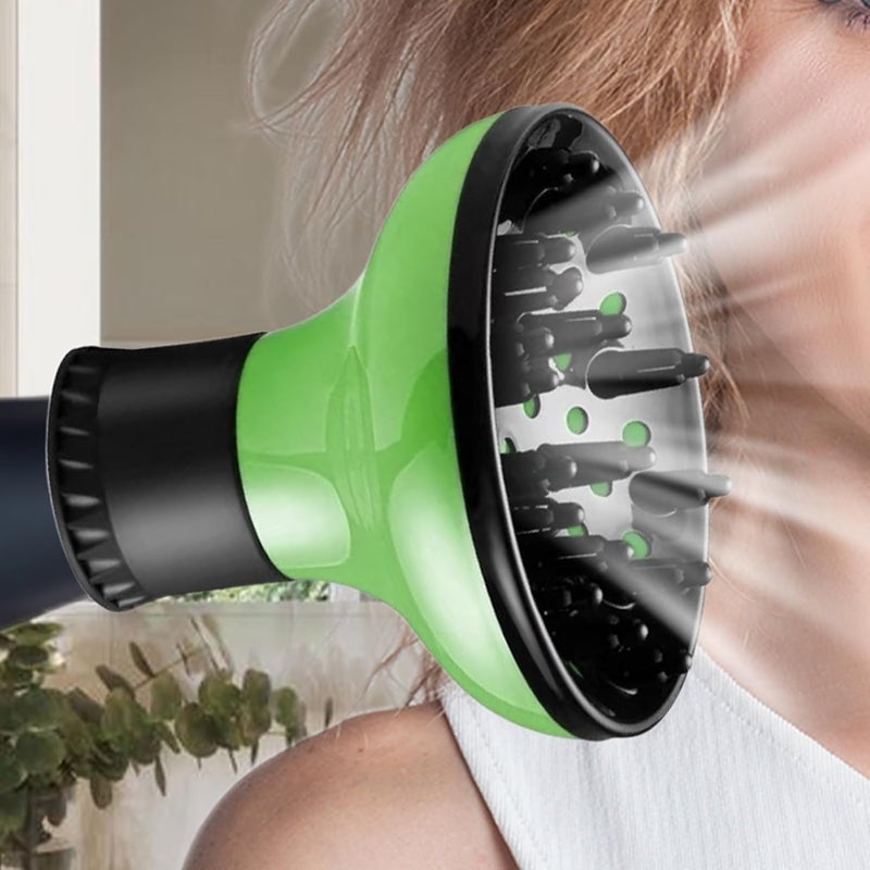 Hair Diffuser - Portable Adjustable - Blow Dryer Diffuser Attachment - for Curly Wavy Styling Women Men Teens Adults Salon Home - Image 2