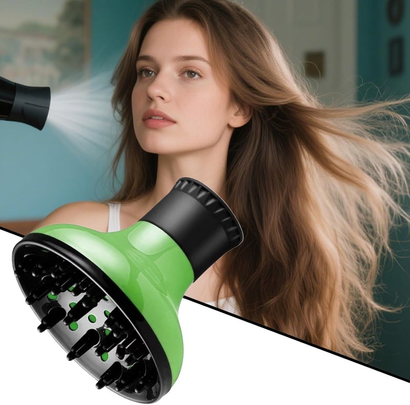 Hair Diffuser - Portable Adjustable - Blow Dryer Diffuser Attachment - for Curly Wavy Styling Women Men Teens Adults Salon Home - Image 3