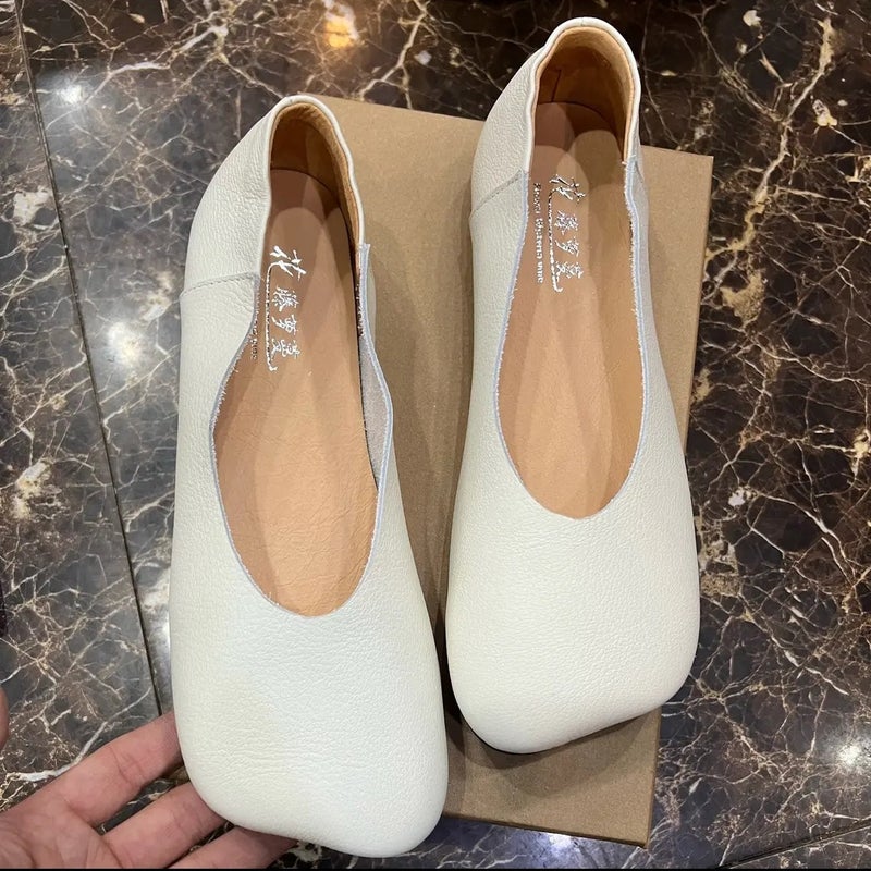 Square Toe Slip On Flat Women's Casual Shoes - Image 4