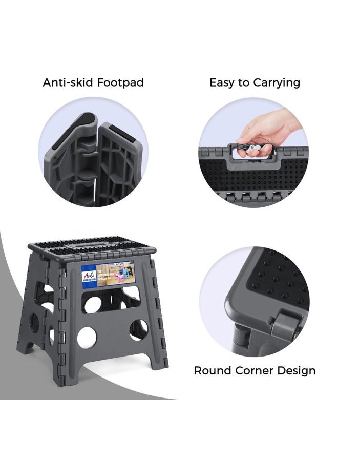 Acko Folding Step Stool - 13ââ‚¬Å“Height Premium Heavy Duty Foldable Stool for Kids and Adults, Kitchen Garden Bathroom Stepping Stool (1 Pack) - Image 5