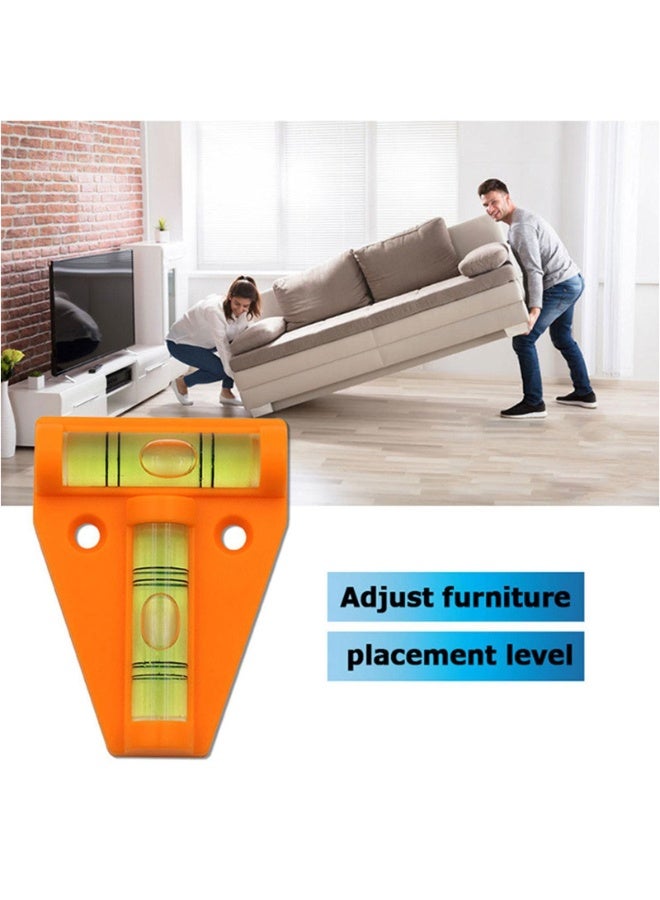 هيدفانا 4 قطع مستوى فقاعة التسوية، مستوى تعليق الصور، أدوات تسوية أفقية ذات اتجاهين متقاطعة - Image 5