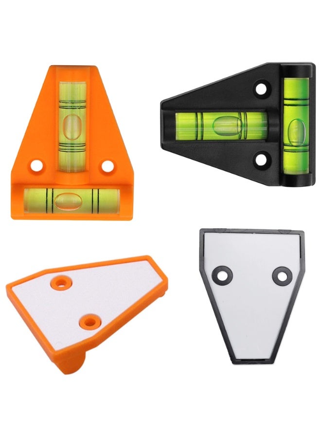 هيدفانا 4 قطع مستوى فقاعة التسوية، مستوى تعليق الصور، أدوات تسوية أفقية ذات اتجاهين متقاطعة - Image 4