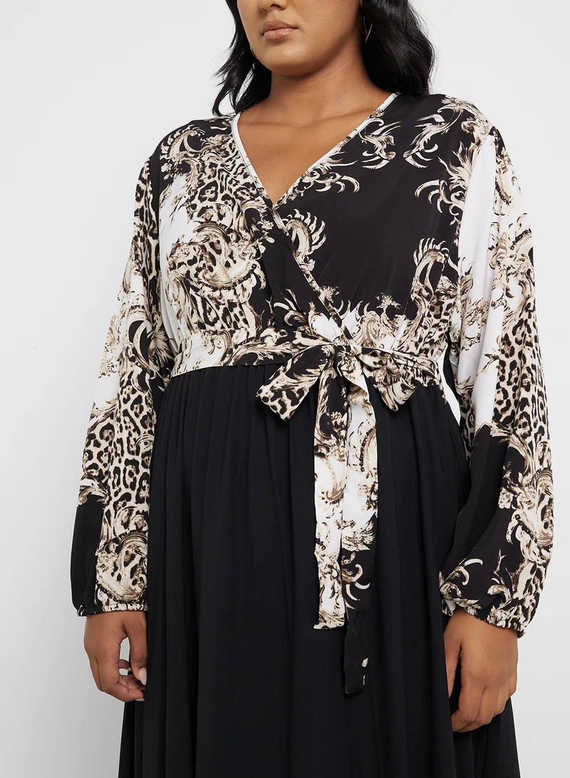 Ella Plus Printed Maxi Dress
