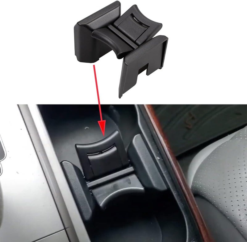 RLB-HILON Cup Holder Insert Compatible with Toyota Avalon 2005 2006 2007 2008 2009 2010 211 2012 Year, Cup Holder Divider - Image 2
