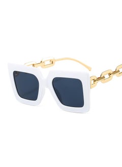 Generic European And American Large Frame Square Women's Chain Decorative Sunglasses Internet Celebrity Retro Personalized Fashion Sunglasses 3207 