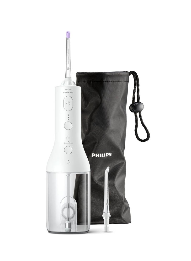 PHILIPS SONICARE Philips Sonicare Cordless Power Flosser 3000,White, HX3826/31,Certified UAE 3 Pin - Image 1