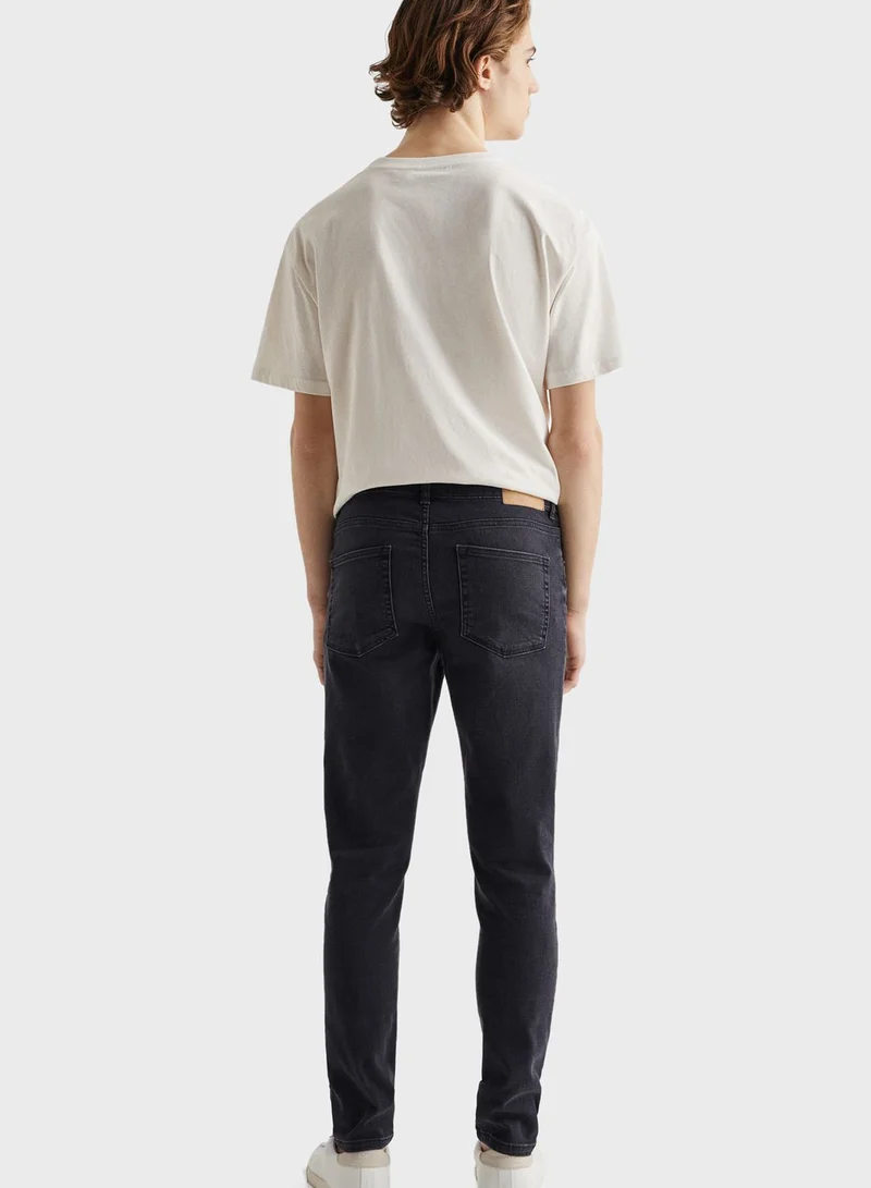 MANGO Kids Rinse Slim Fit Jeans