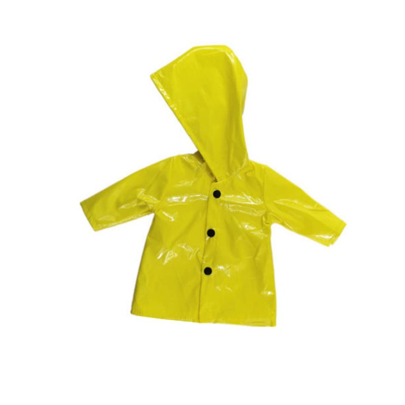 Loquat Yellow Waterproof Raincoat For 18 Inch Dolls Fashion Playwear Jacket - Image 2