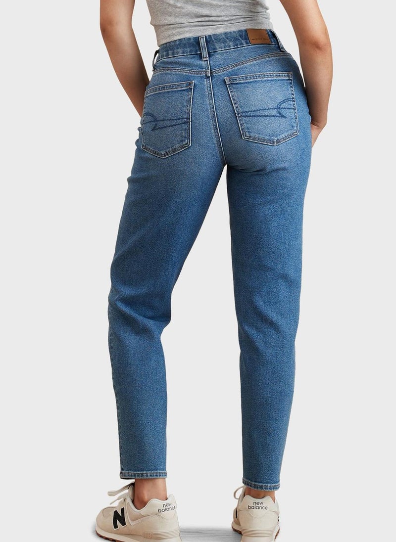 American Eagle - Stretch Curvy Mom Jeans - Image 1