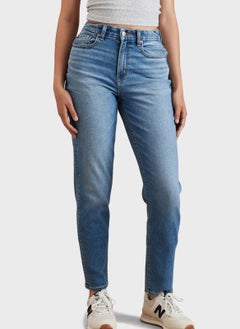 Stretch Curvy Mom Jeans