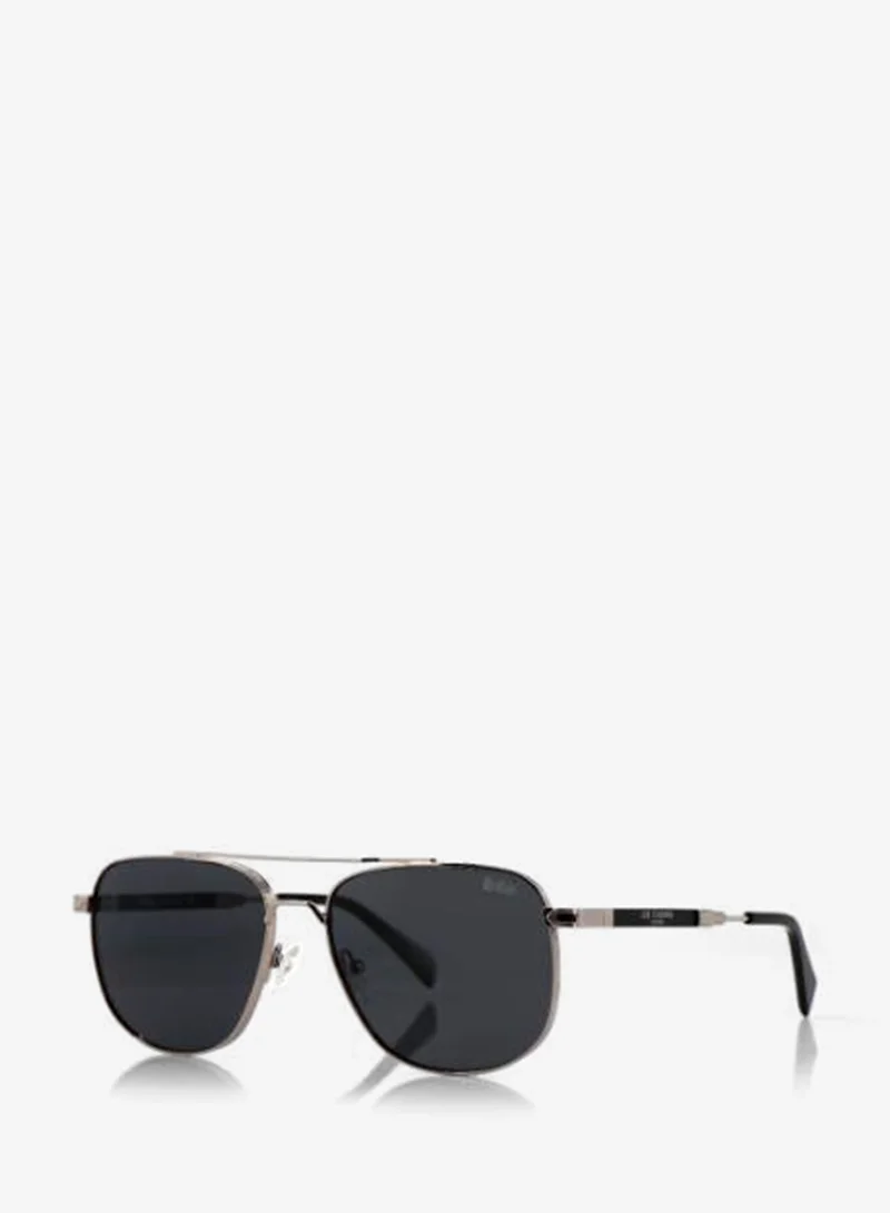 Lee Cooper Polarized Sunglasses Silver Frame Grey Mirror Lens 59mm  - LCM10245C2