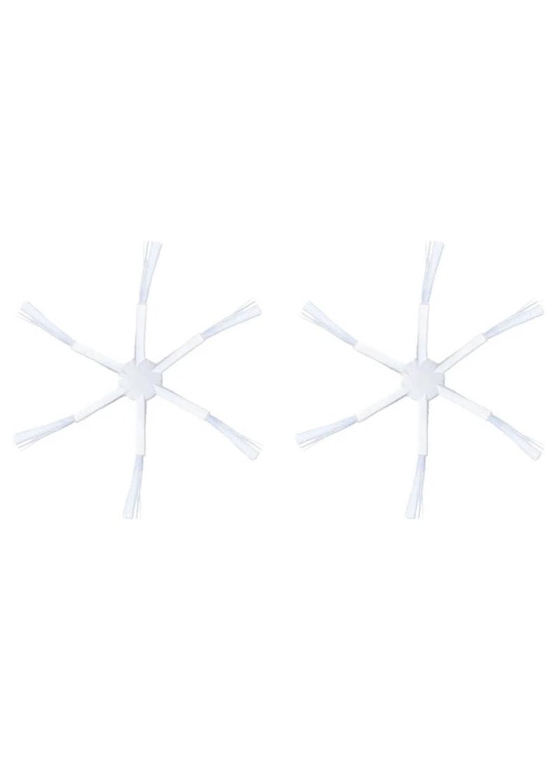 SOLDOUT 2 PCS 6 Arm Side Brush Compatible with Xiaomi Mijia 1C 1T 2C STYTJ03ZHM Mop 2 Pro+ STYTJ01ZHM SKV4093GL Dreame D9 F9 L10 Pro Robot Vacuum Cleaner (Pack of 2) - Image 1
