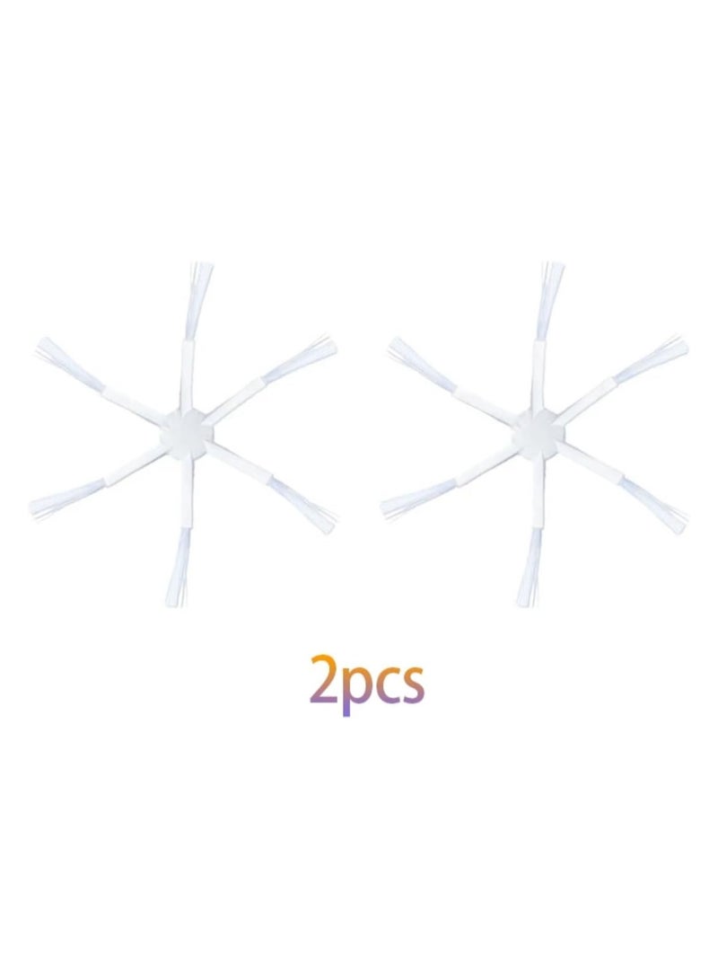 SOLDOUT 2 PCS 6 Arm Side Brush Compatible with Xiaomi Mijia 1C 1T 2C STYTJ03ZHM Mop 2 Pro+ STYTJ01ZHM SKV4093GL Dreame D9 F9 L10 Pro Robot Vacuum Cleaner (Pack of 2) - Image 5