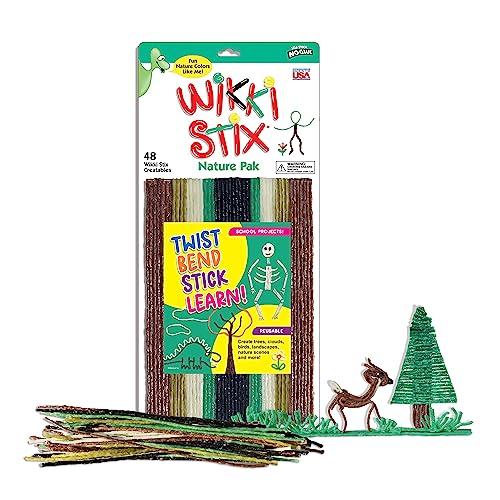 WikkiStix Wikki Stix Arts and Crafts for Kids Triple Play Pack, Non-Toxic, Waxed Yarn, Fidget Toy, Reusable Molding and Sculpting Playset, American Made, 3 Color Sets, 144 Count - Image 3