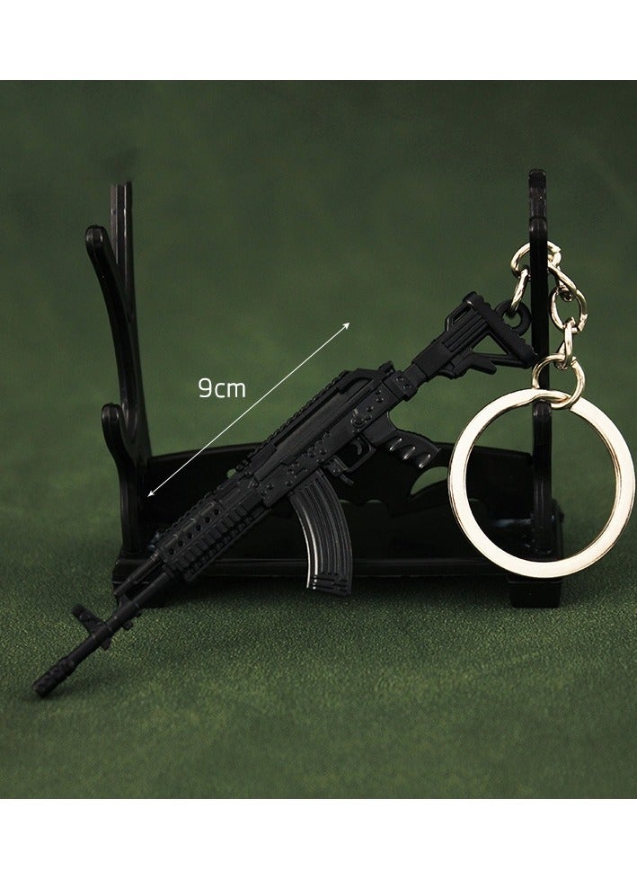 3 قطع من سلسلة المفاتيح المعدنية الصغيرة PUBG ذات الطراز القديم - Image 2
