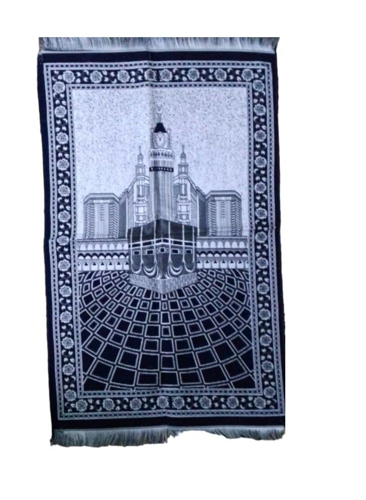 سجادة صلاة قطن كحلي 