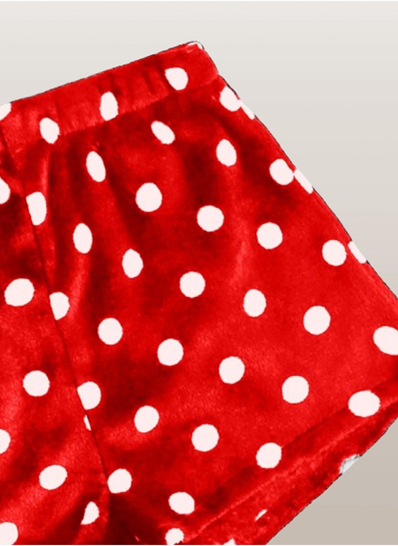 MANIKAN - WARD hot short pajamam with DOT print sleeveless open chest - Image 1