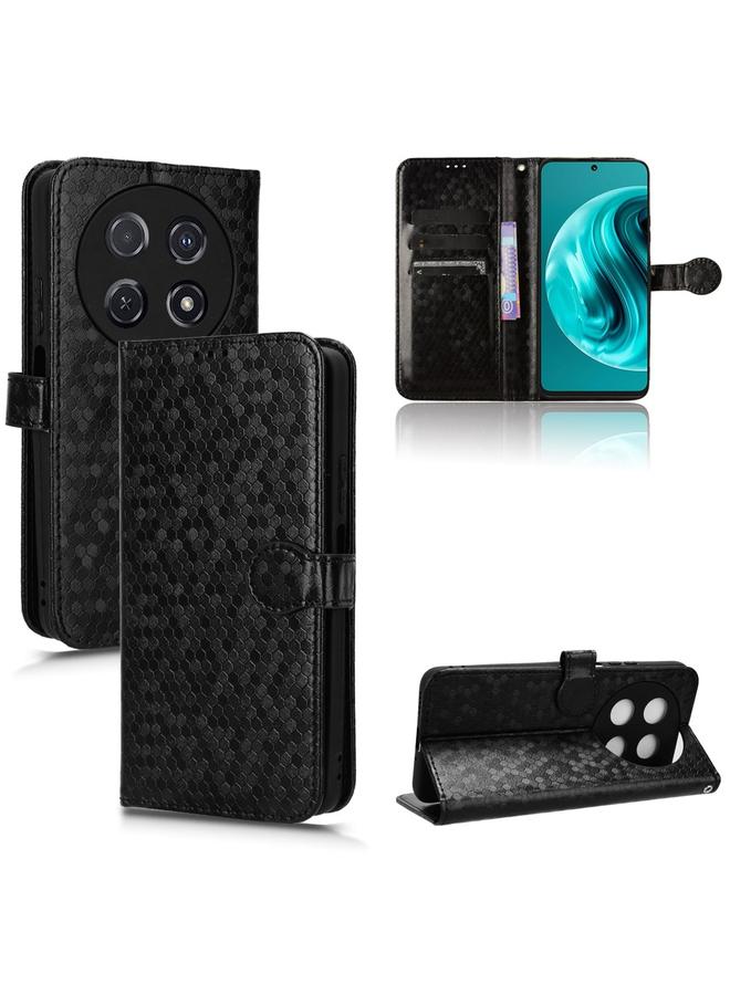 S-TOP Case For Huawei nova 12i 4G Honeycomb Dot Texture Leather Phone Case - Image 1