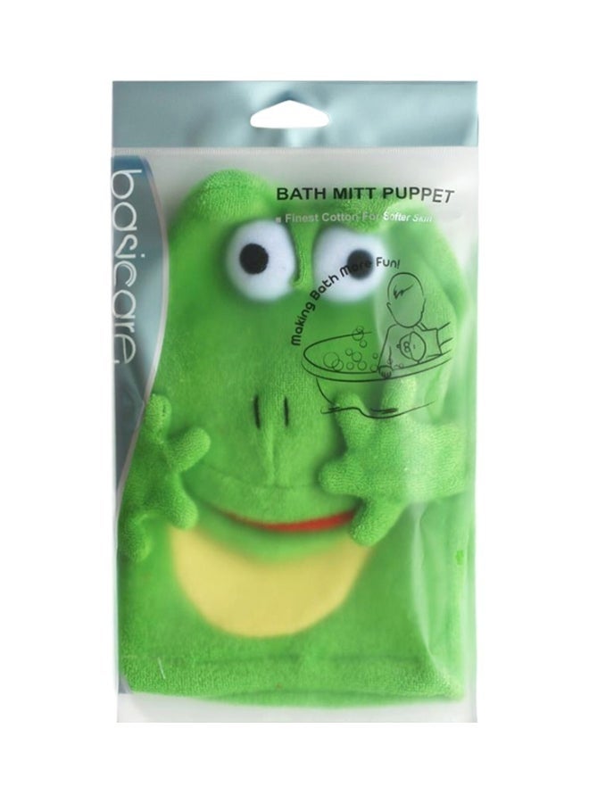 Basicare Exfoliating Bath Mitt, Frog