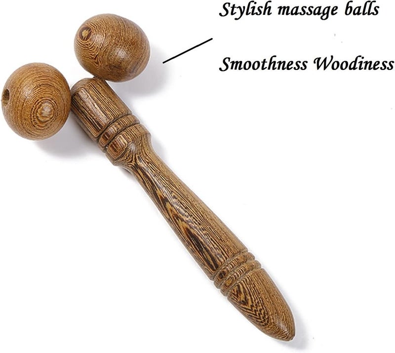 Broman Gua Sha Muscle Roller Wood Therapy Massage ToolsReflexology Tools Used as Facial Arm Hand Body Calf Leg Foot etc Massager Roller Massager - Image 5