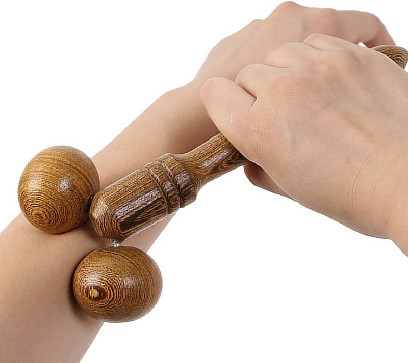 Broman Gua Sha Muscle Roller Wood Therapy Massage ToolsReflexology Tools Used as Facial Arm Hand Body Calf Leg Foot etc Massager Roller Massager - Image 1