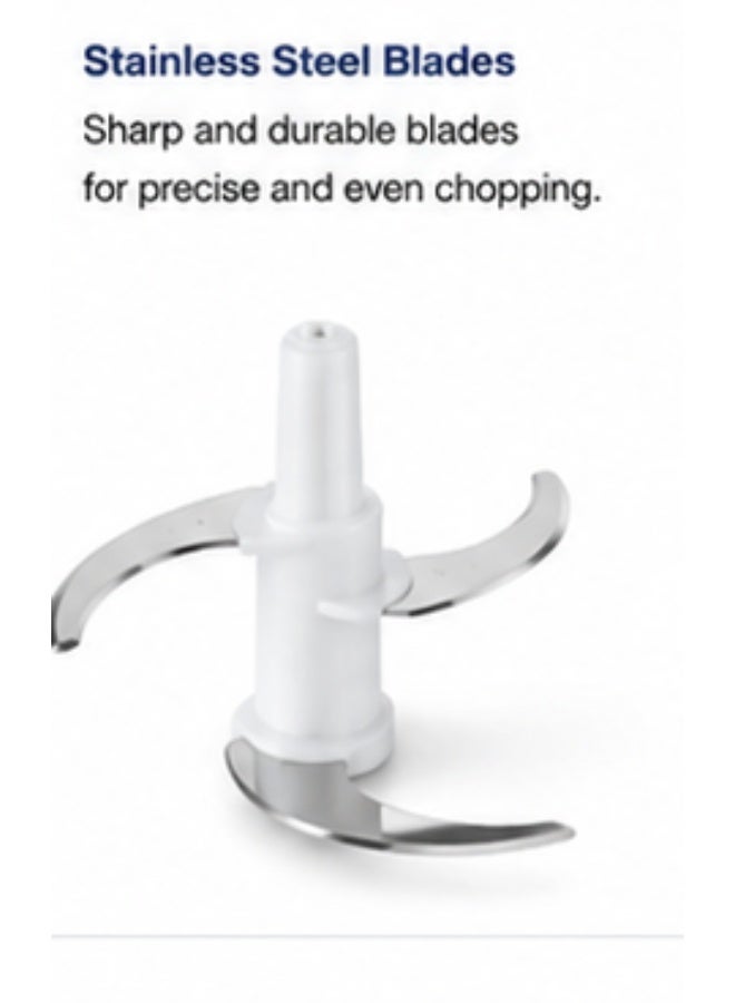 KION Food Chopper 400W 1.5L Glass Jar With 2 Speeds - KHR/5005 1.5 L 400 W KHR/5005 Multicolor - Image 2