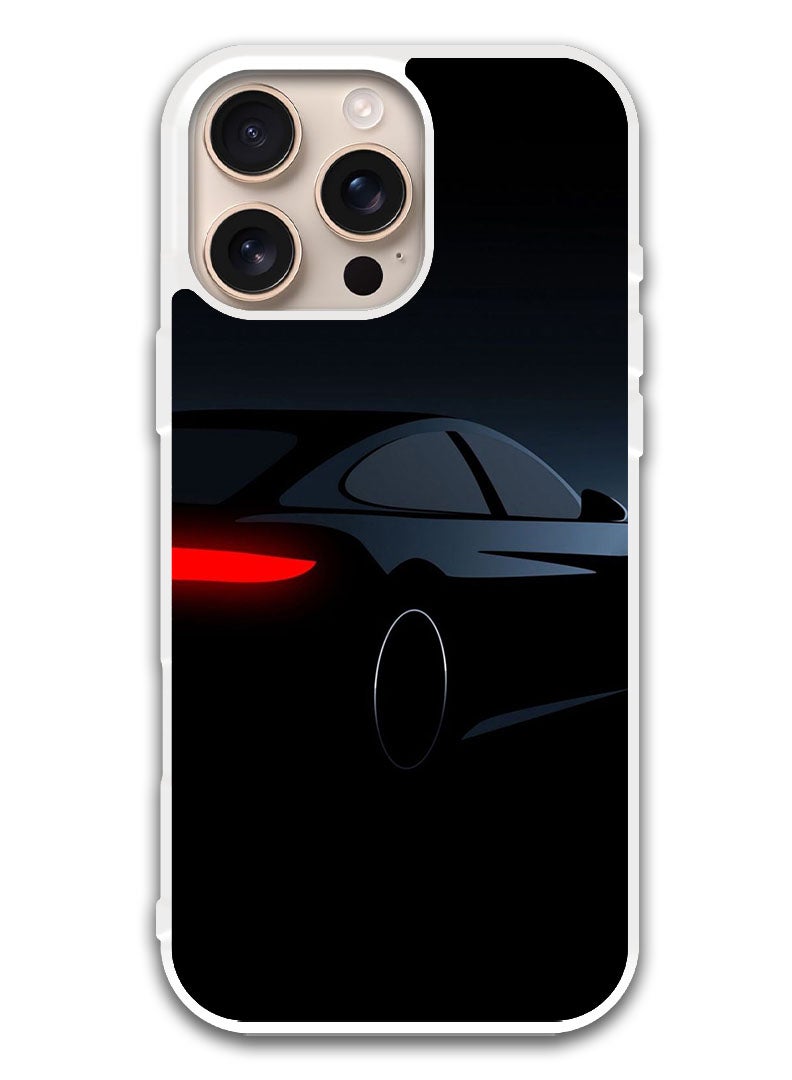 Theodor Protective Case Cover For APPLE IPHONE 16 Pro Car (11) (White Bumper) - Image 1