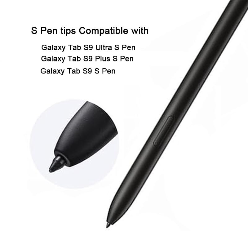 Befzygwk 5 Pcs Galaxy Tab S9 Ultra S Pen Tips Replacement for Samsung Galaxy Tab S9 Ultra/Tab S9 Plus/Tab S9 FE All Verison Stylus S Pen Replacement Tips/Nibs + Tools (S9/S9+/S9 Ultra/S9 FE 5 PCS) - Image 2