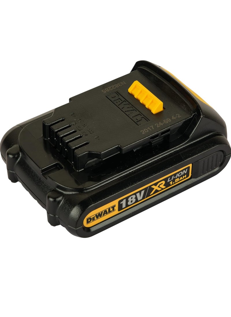 DEWALT - DeWalt DCB181 18V XR Lithium-Ion 1.5Ah Battery, Yellow/Black - Image 1