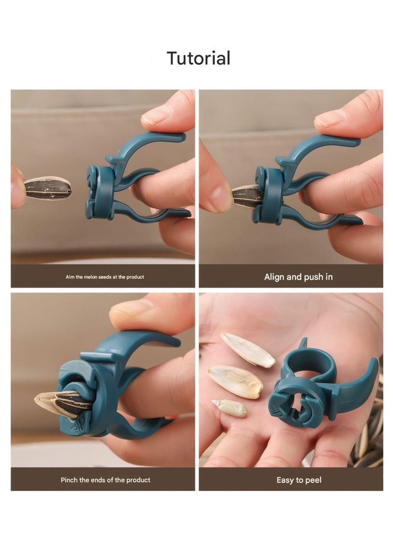 A.M Sunflower Nuts Peeler Sheller Easy to Use Portable Professional Cracker ToolSunflower Nuts Peeler Sheller Easy to Use Portable Professional Cracker ToolSunflower Nuts Peeler Sheller Easy to Use Portable Professional Cracker Tool 2PCS - Image 2