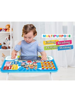 IToys itoys Plastic Doraemon Multipurpose Ludo Game Table for Kids (Multicolor)  - Image 2