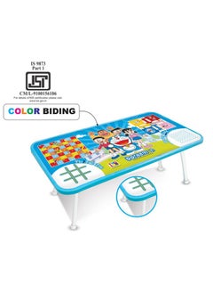 IToys itoys Plastic Doraemon Multipurpose Ludo Game Table for Kids (Multicolor)  - Image 3
