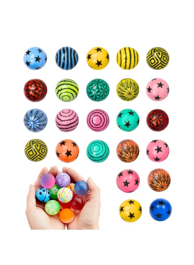 VIO 24 PCS Bouncy Balls 32mm Assorted Bouncy Balls Pack High Bouncing Toys for Kids Party Gifts Goodie Bags Stuffers Favors for Kids Birthdays Variety Assortment Colorful Small Rubber Bouncing Balls Treasure Box Prizes Bouncy Balls for Kids Toys for Classroom Prizes Party Toys for Kids 3 4 5 6 7 8 9 10 Birthday Gifts - Image 1