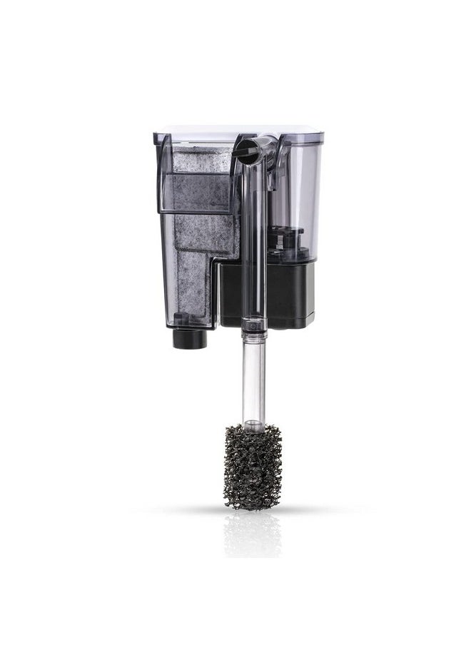 DATOO Aquarium Hang On Filter Small Fish Tank Hanging Filter Power Waterfall Filtration System  - Image 1