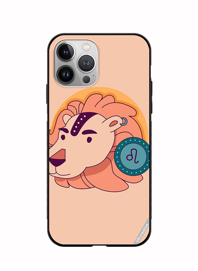 VR CREATIVE Protective Case Cover For Apple iPhone 12 Pro Lion Zodiac Signs Design Multicolour - Image 1