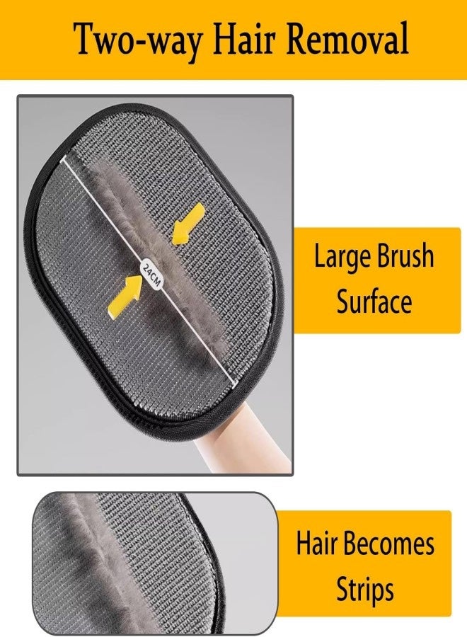 2pcs,Pet Hair Remover, 2025 New Cat Dog Hair Remover, Cat Grooming Glove for Dogs Static Removal Gloves Pet Hair, Pet Glove for Washing, Deshedding - Image 4