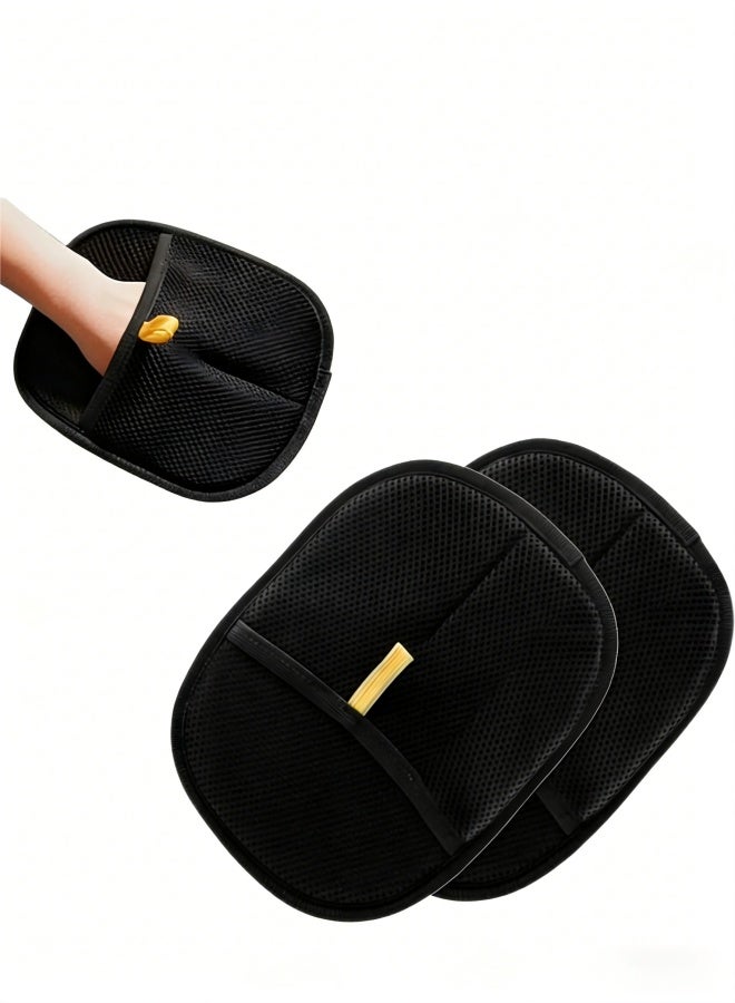 2pcs,Pet Hair Remover, 2025 New Cat Dog Hair Remover, Cat Grooming Glove for Dogs Static Removal Gloves Pet Hair, Pet Glove for Washing, Deshedding - Image 1