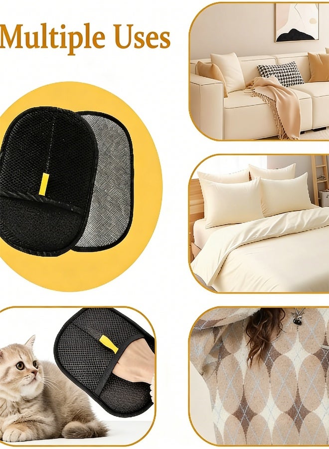 2pcs,Pet Hair Remover, 2025 New Cat Dog Hair Remover, Cat Grooming Glove for Dogs Static Removal Gloves Pet Hair, Pet Glove for Washing, Deshedding - Image 2