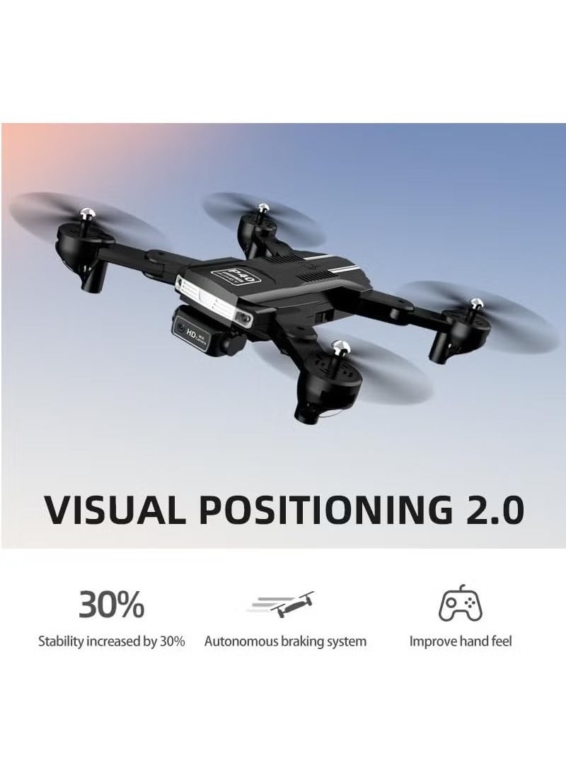 Generic - P40 Drone with Dual Camera & Remote Adjustment – Visual Positioning, Portable Suitcase, 4K HD Camera Mode, Long Battery Life, Foldable Drone for Aerial Photography and Adventure - Image 1