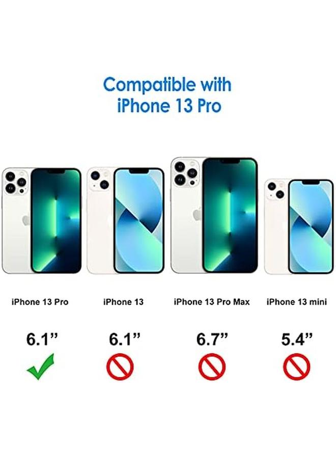 Jetech Case For Iphone 13 Pro 6.1 Inch Non Yellowing Shockproof Phone Bumper Cover Anti Scratch Clear Back Clear - Image 2