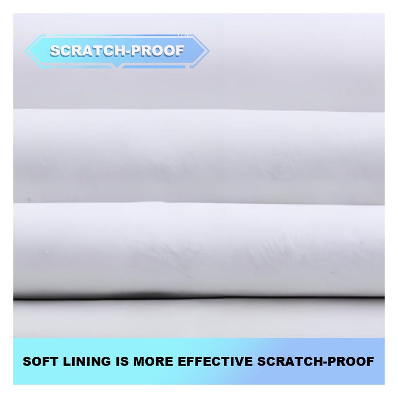 UHANBUT Half Car Cover for Sedan, Waterproof & Dustproof & Snowproof Automotive Windshield Covers, All-Weather Auto Sun Protection with Reflective Straps, 141.7" Vehicle Sunroof Cover (Notchback) - Image 3