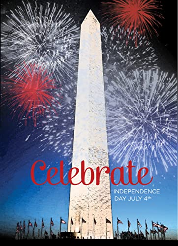 CEO Cards Independence Day Cards for Family & Business (Washington Monument) Happy 4th of July Bulk Greeting Card Set Pack of 25 with Red Envelopes (5x7 inch - A7) Office, Work, Employees & Clients (JF1501) - Image 2